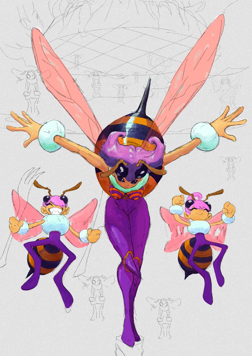Q bee Paint | Darkstalkers | Know Your Meme