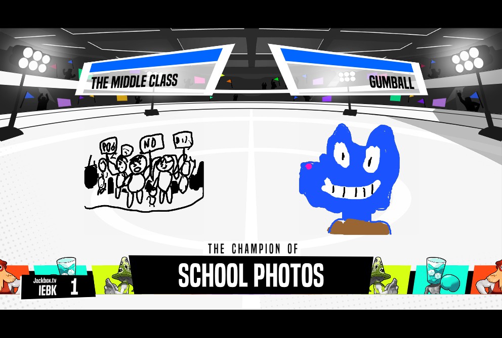 THE MIDDLE CLASS GUMBALL THE CHAMPION OF SCHOOL PHOTOS Jackbox.tv ТЕВК 1