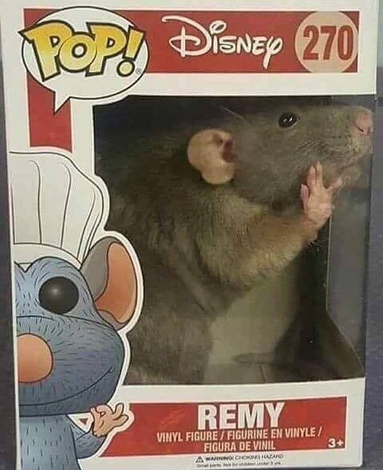 POP DISNEY 270 REMY VINYL FIGURE/FIGURINE EN VINYLE / FIGURA DE VINIL 3+ AWAIOONG CHOKIN AZAID