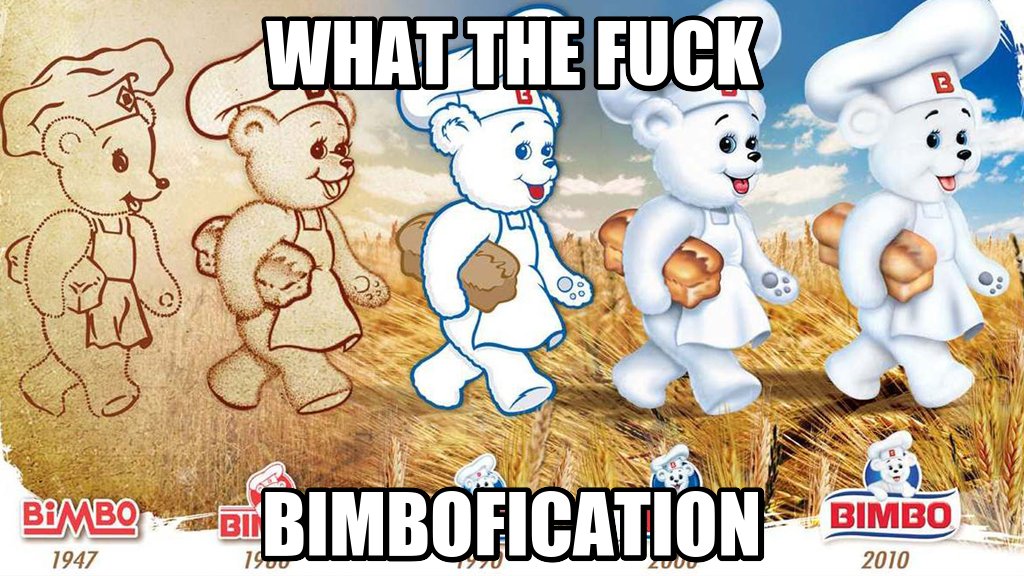 WHAT THE F--- B BIMBOFICATION BIMBO BI BIMBO 1947 1900 2010