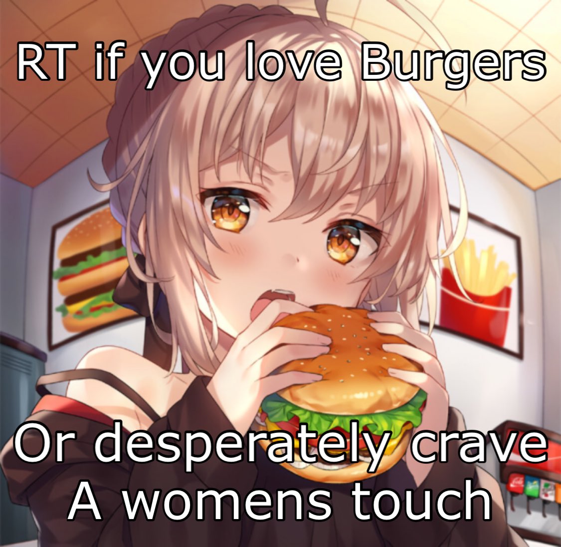 RT if you love Burgers Or desperatély crave A womens touch