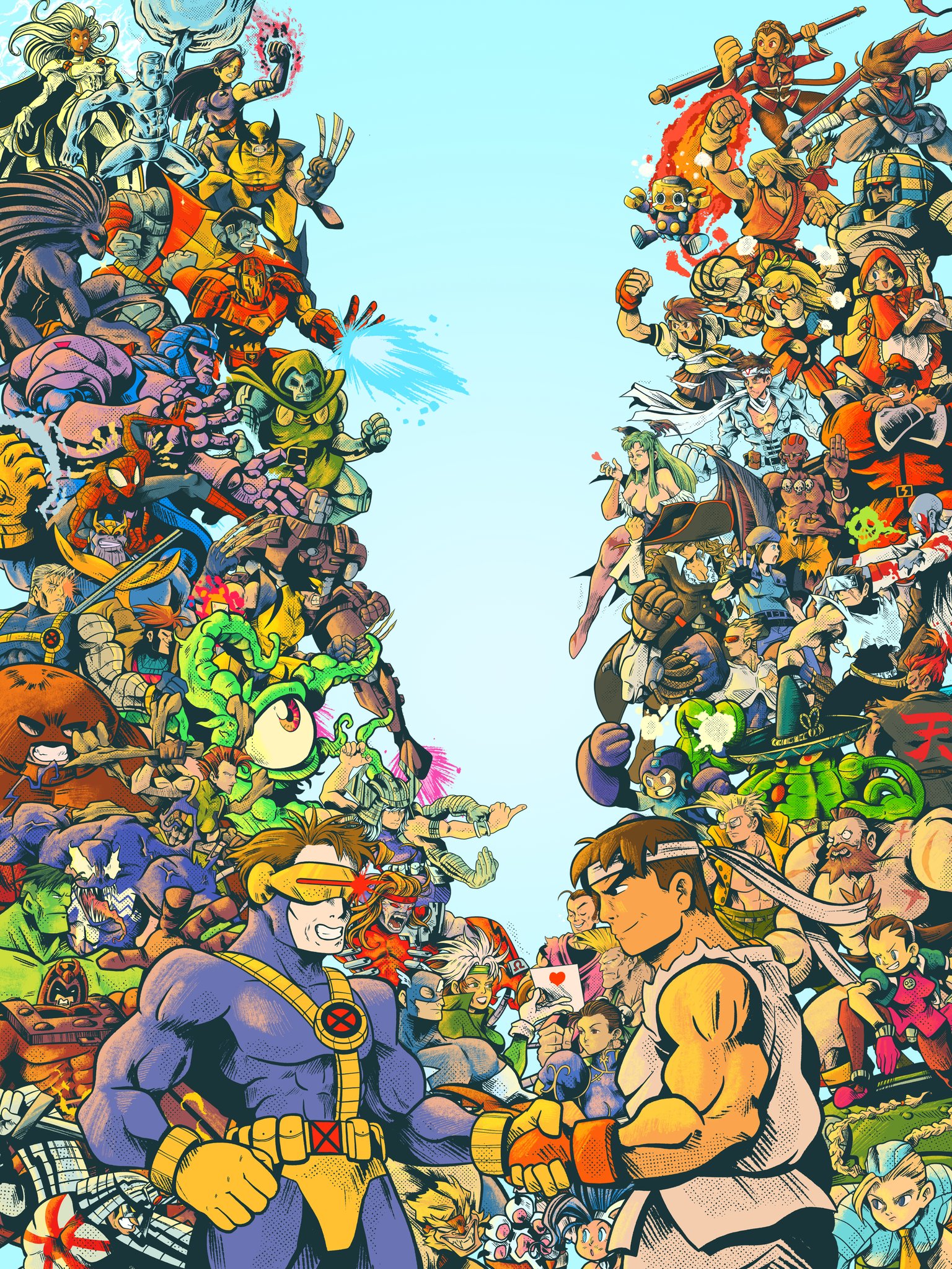 Marvel Vs Capcom 2 Fanart By Brzmcduck Marvel Vs Capcom Know Your Meme