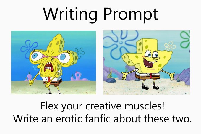 Writing Prompt Flex your creative muscles! Write an erotic fanfic about these two.