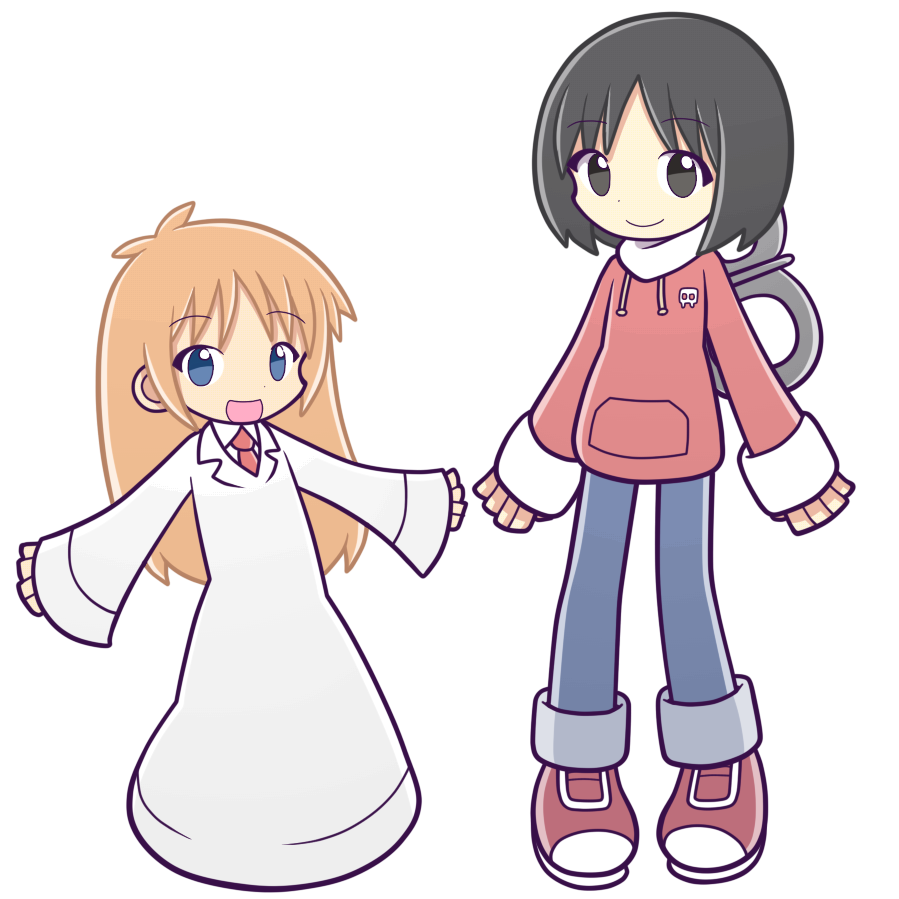 Puyo Puyo x Nichijou Hakase + Nano, Crossover