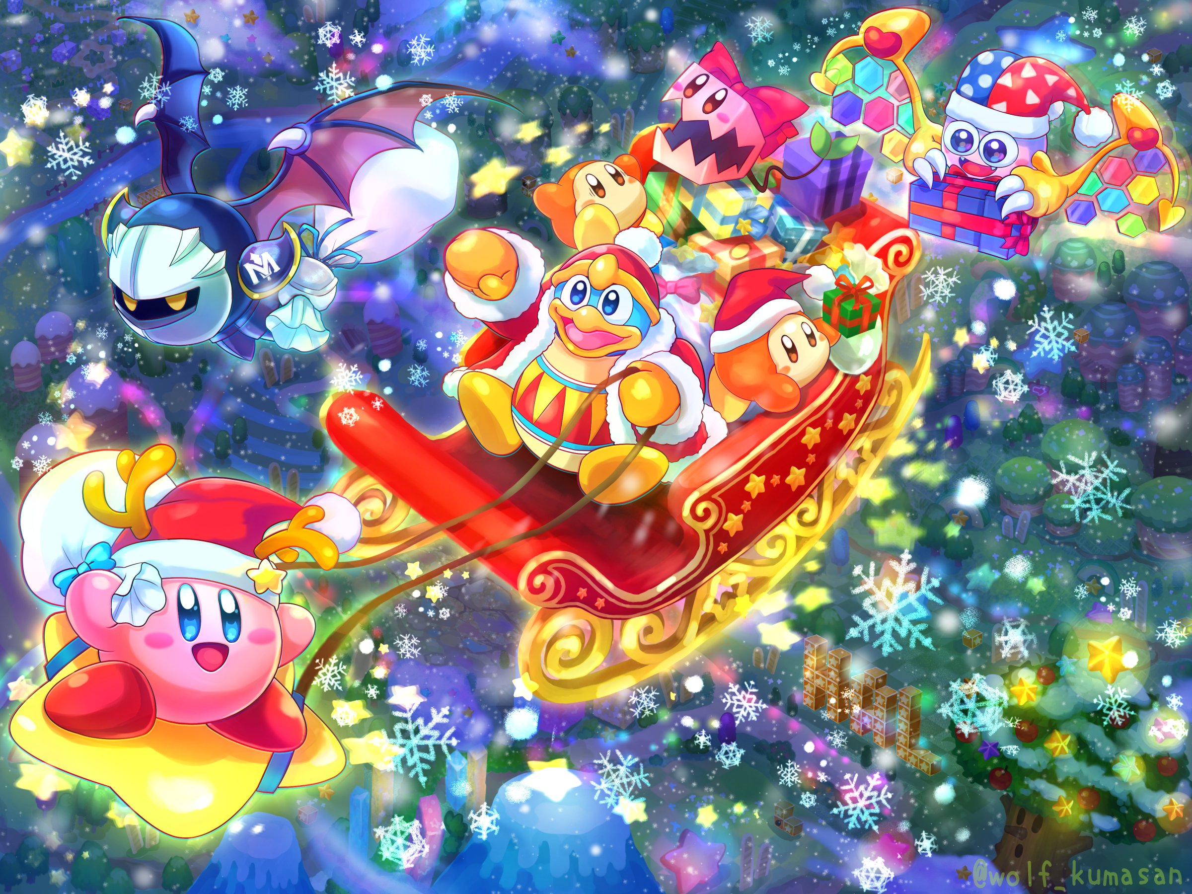 メリークリスマス Merry Christmas Kirby Know Your Meme