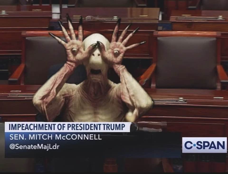 IMPEACHMENT OF PRESIDENT TRUMP SEN. MITCH MCCONNELL @SenateMajLdr C-SPAN