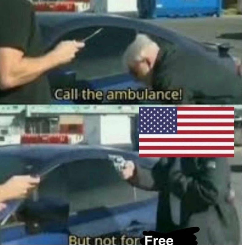 Call the ambulance! But not for Free