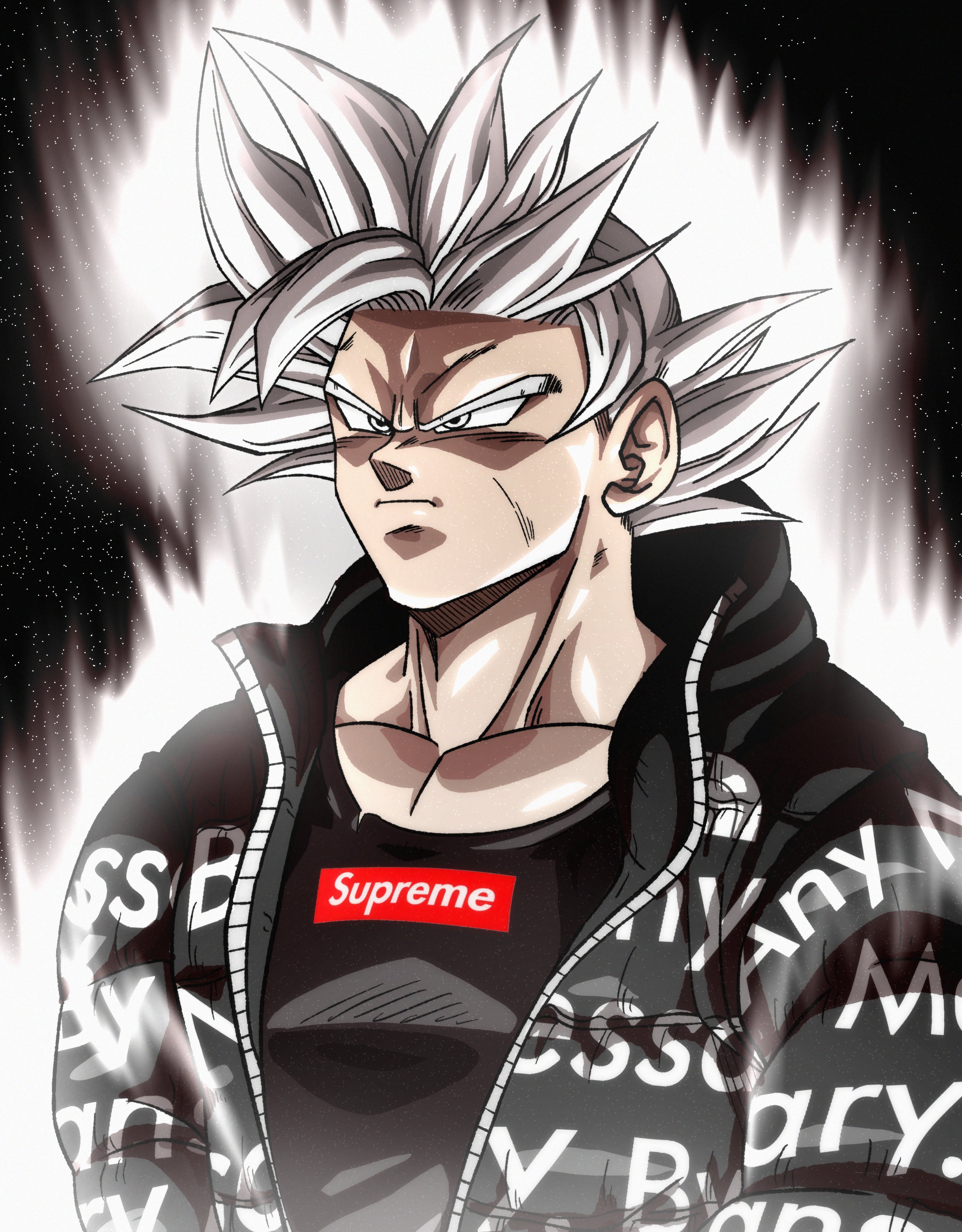 Ultra instinct drip goku HD wallpaper