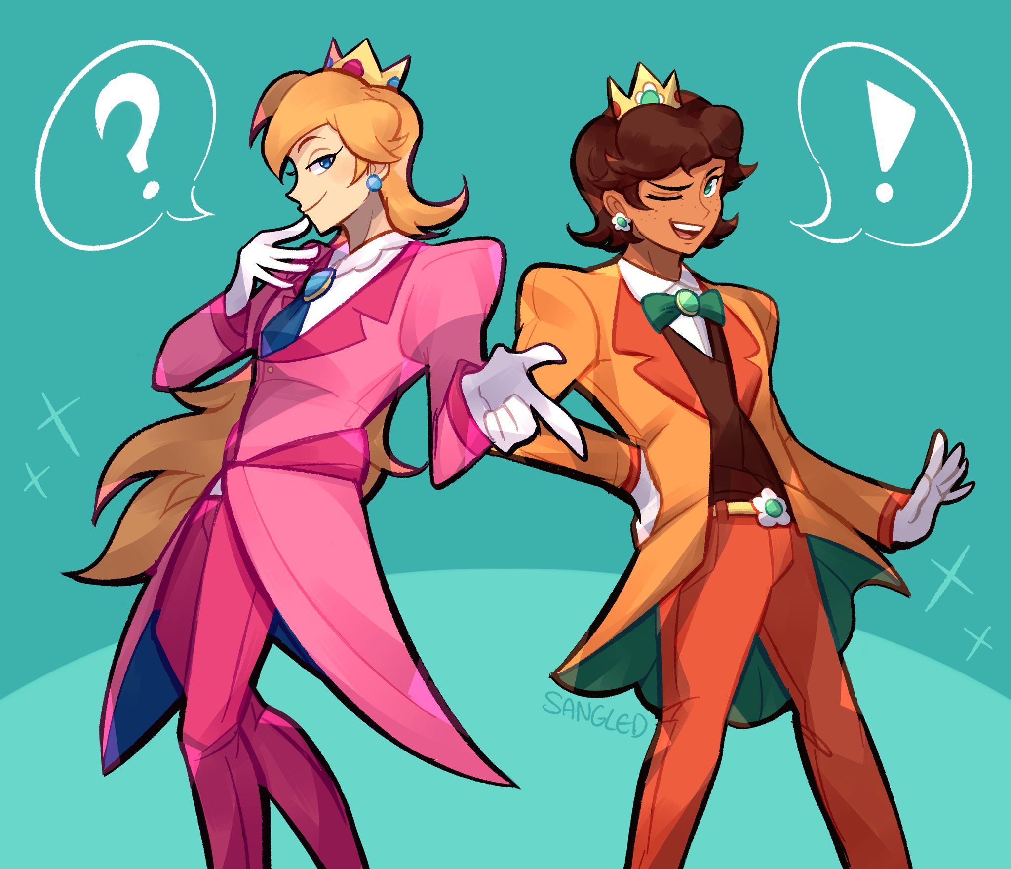 Princes Peach And Daisy Super Mario Know Your Meme
