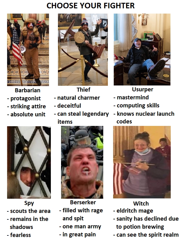 Choose Your Fighter 21 Storming Of The United States Capitol Know Your Meme