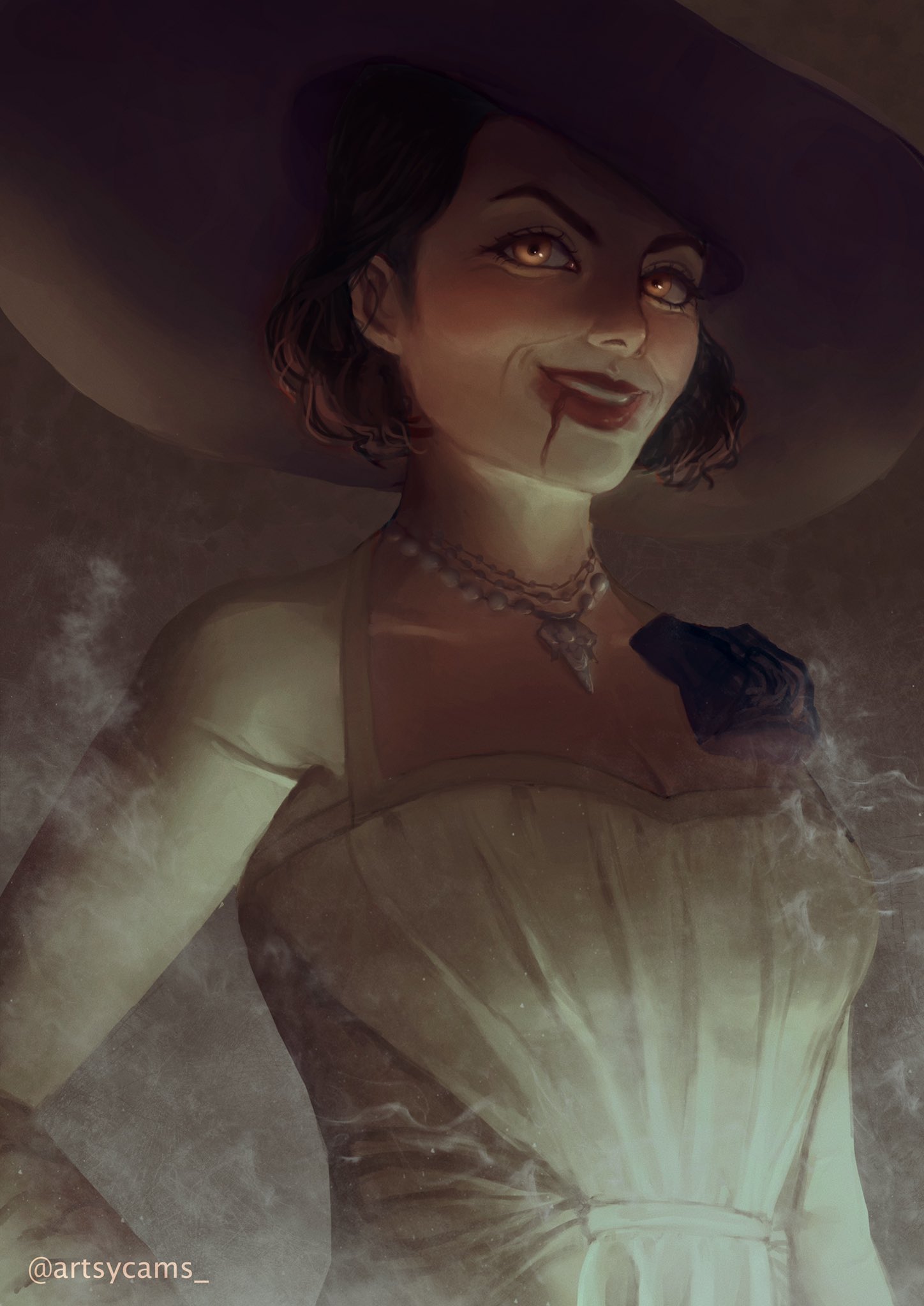 Featured image of post Resident Evil Village Tall Vampire Lady Art