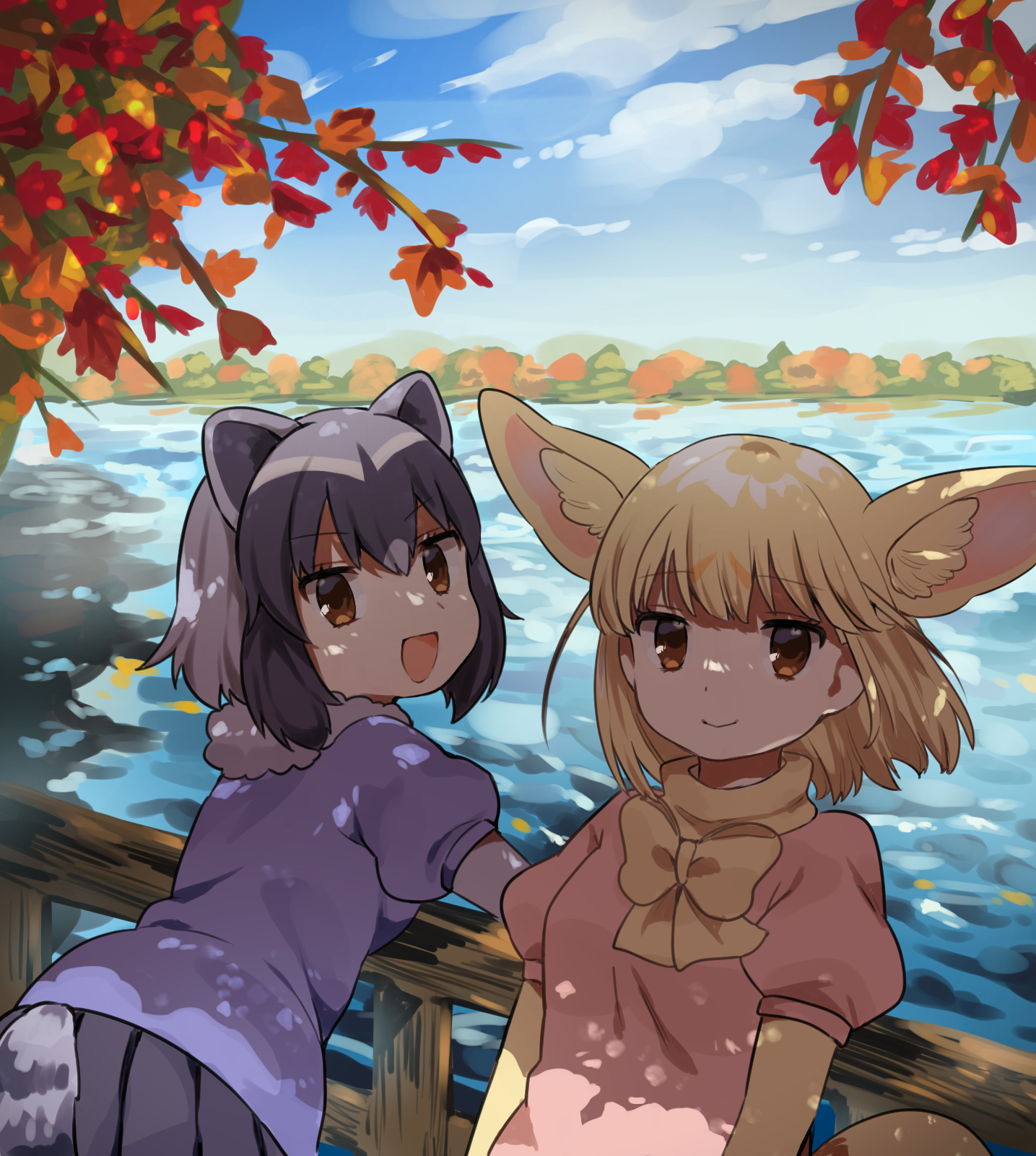 Walking at Autum feels nice