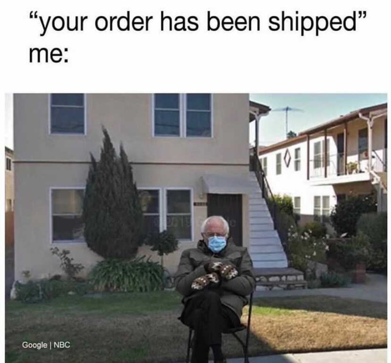 "your order has been shipped" me: Google | NBC