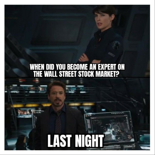 WHEN DID YOU BECOME AN EXPERT ON THE WALL STREET STOCK MARKET? CuRgALAIAN LAST NIGHT