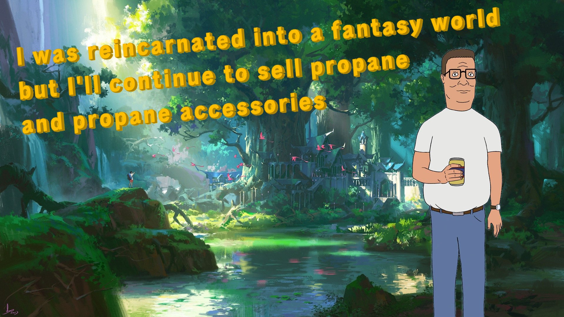 Iwas reincarnated into a fantasy world but l'Icontinue to sell propane and propana accessories