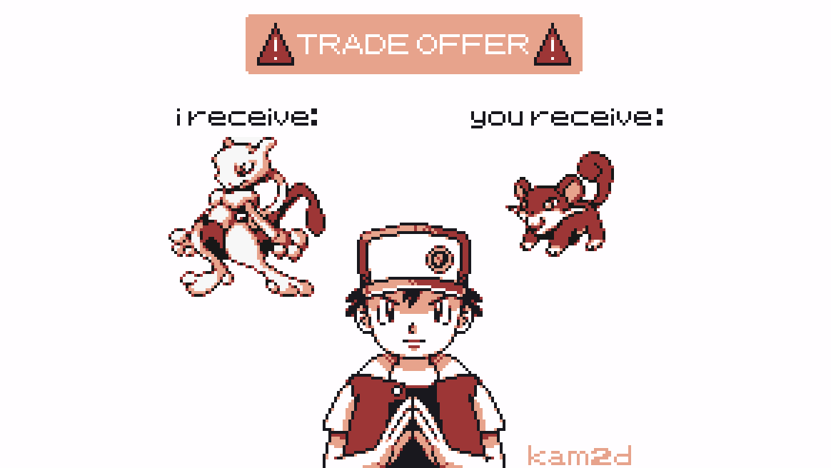 TRADE OFFER ireceive: YOU receive: kam2d