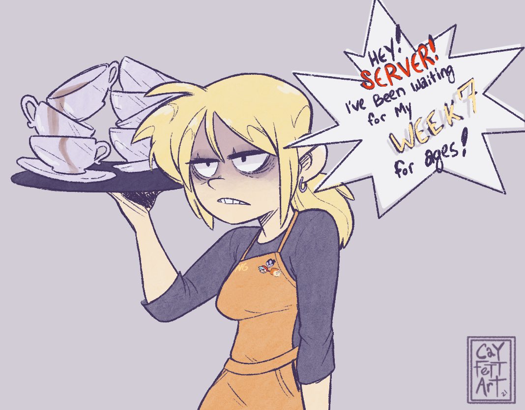 "She deserves a raise

Thanks to @ConnorGrail
 for NewGrounds Server-Chan"
-CayFettArt