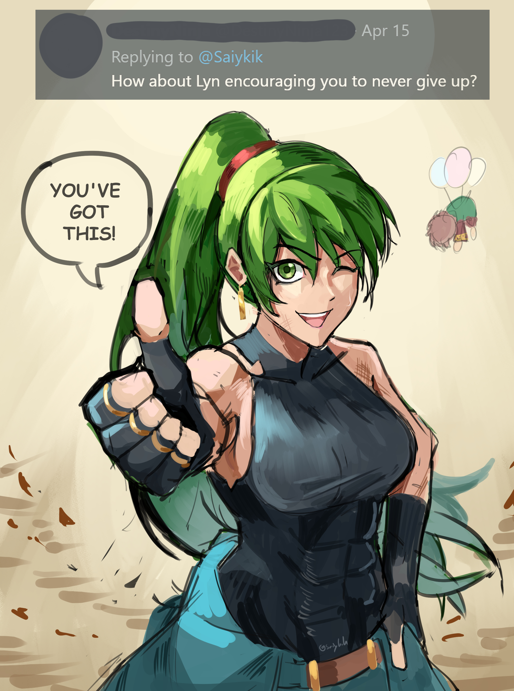 Lyn Telling You Not To Give Up Fire Emblem Know Your Meme