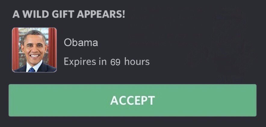A WILD GIFT APPEARS! Obama Expires in 69 hours АССЕРТ