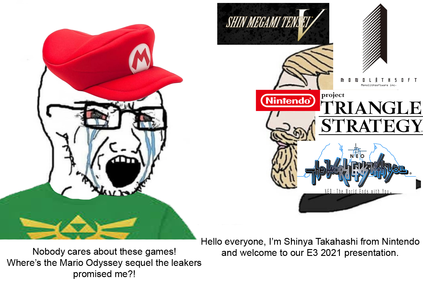 Soyjak Vs Yes Chad nintendo Fan Vs Nintendo Wojak Comics Know Soyjak Vs Yes Chad nintendo Fan Vs Nintendo Wojak Comics Know