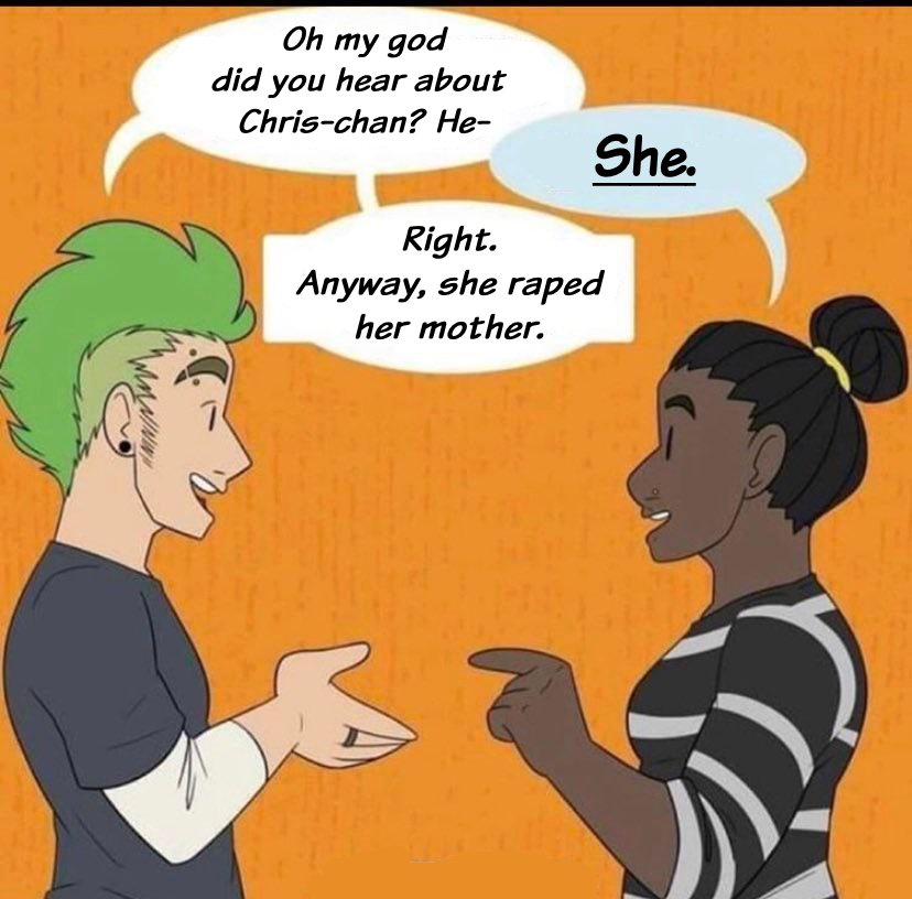 I saw it re-posted on a bunch of different twitter account; I am not sure of the original.

"Original cartoon by PinkNews":https://twitter.com/PinkNews/status/1292768402285555713