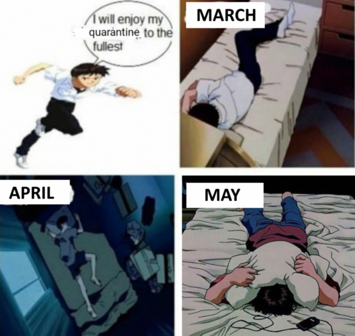 MARCH will enjoy my quaràntine to the fullest APRIL MAY