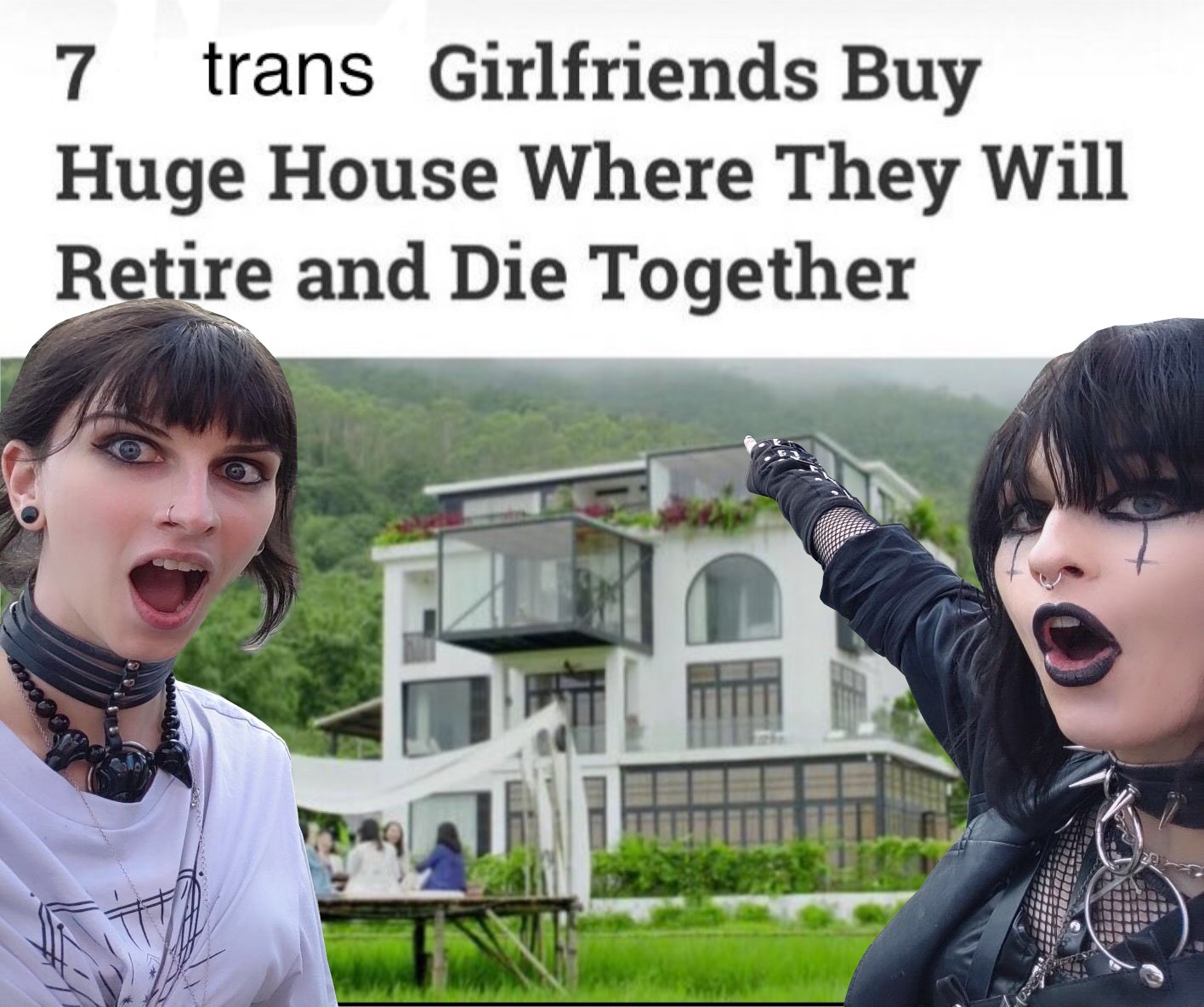 trans Girlfriends Buy Huge House Where They Will Retire and Die Together 7