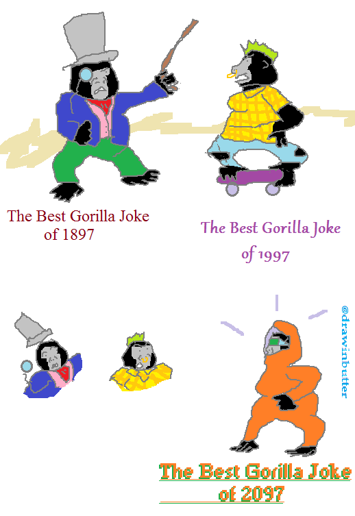 The Best Gorilla Joke Of 1897 Image Gallery Know Your Meme