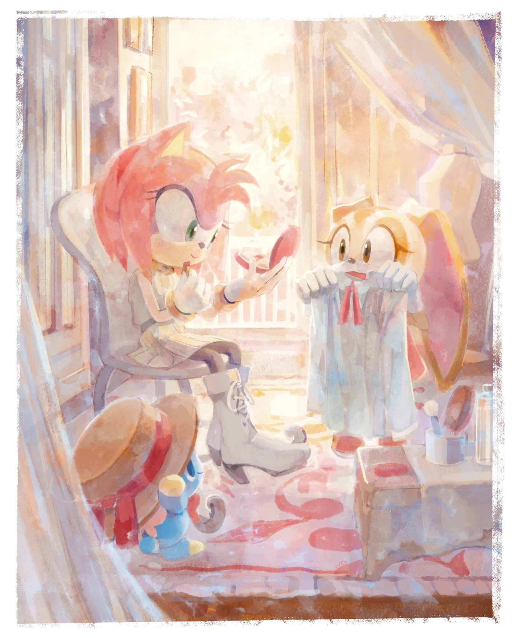 Amy And Cream Sonic X