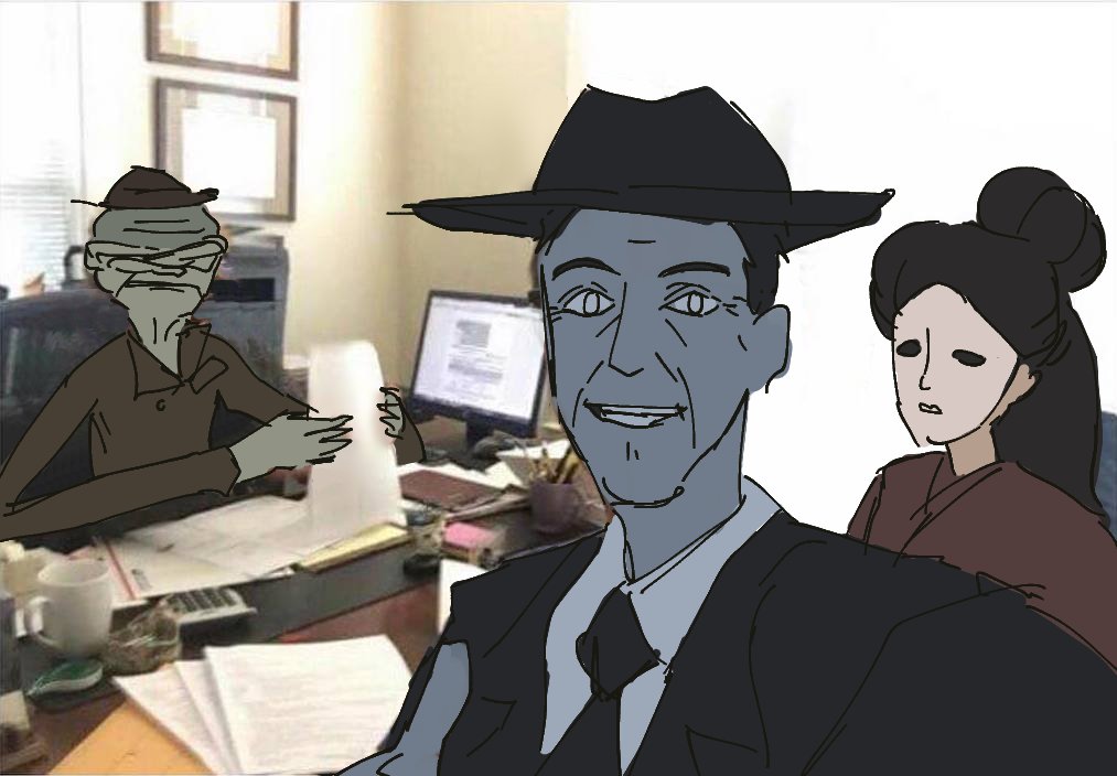 Divorce Selfie Redraw by @kiohels_