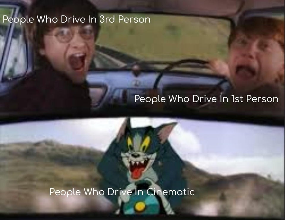 People Who Drive In 3rd Person People Who Drive In 1st Person People Who Drive In Cinematic