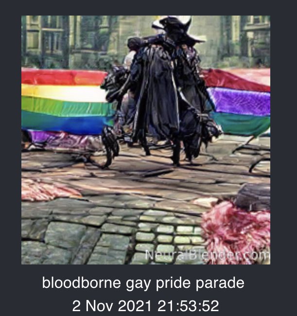 bloodborne gay pride parade 2 Nov 2021 21:53:52