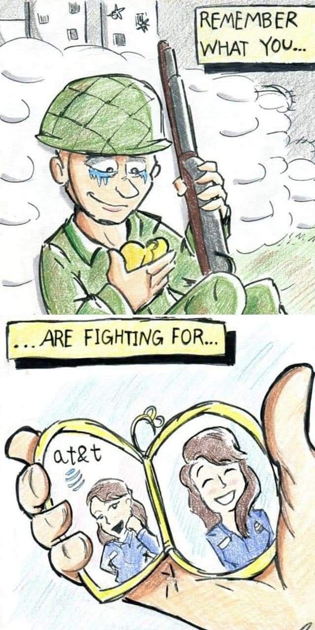Lily From AT T Never Forget What You re Fighting For Know Your Meme