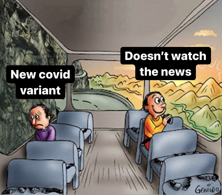 Doesn't watch New covid the news variant GENLDO