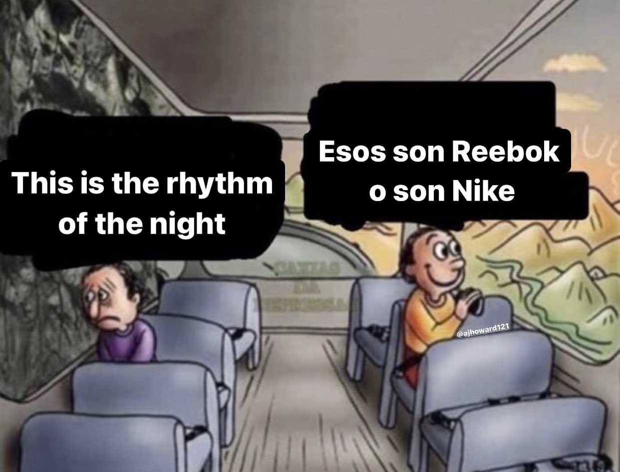 The Rhythm of the Night” by Corona | Two Guys On Bus Know Your Meme