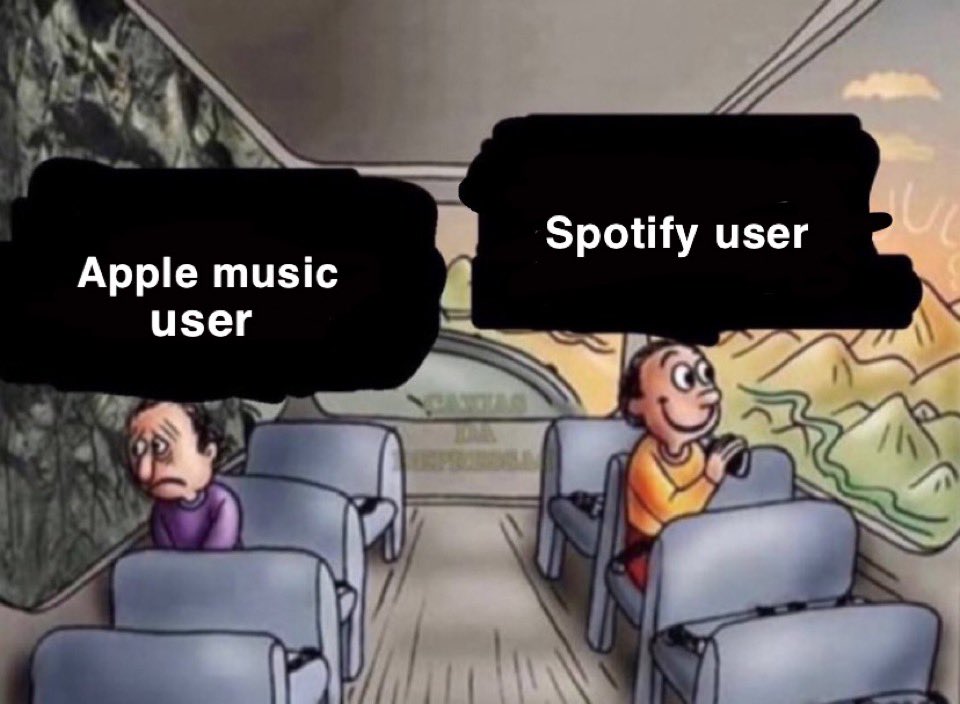 Apple Music vs. Spotify | Spotify Wrapped | Know Your Meme