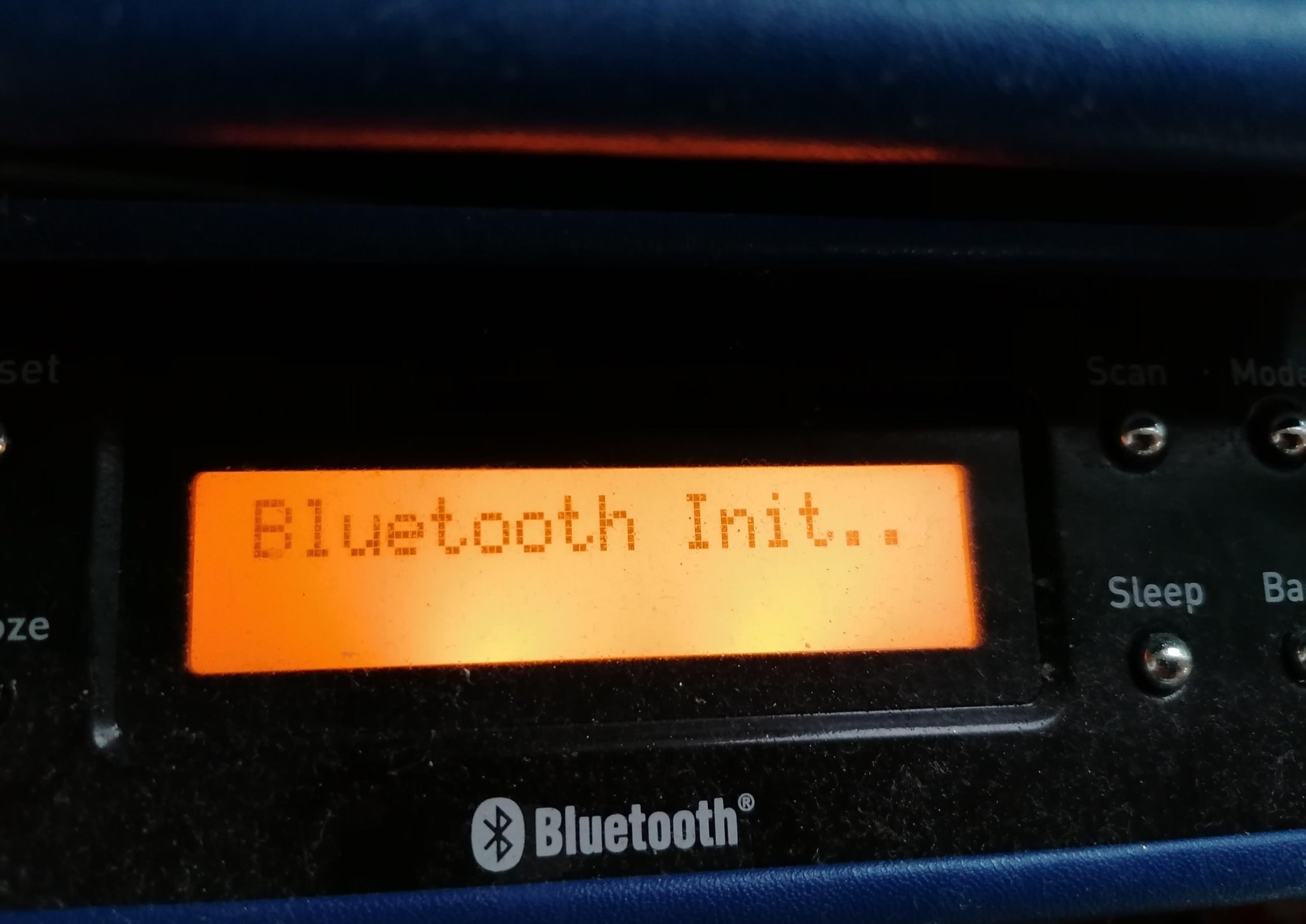 set Scan Mode Bluetooth Init.. Sleep Ba ze Bluetooth