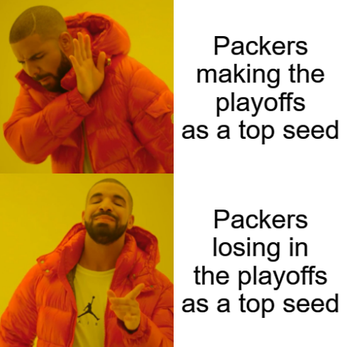 Packers making the playoffs as a top seed Packers losing in the playoffs as a top seed