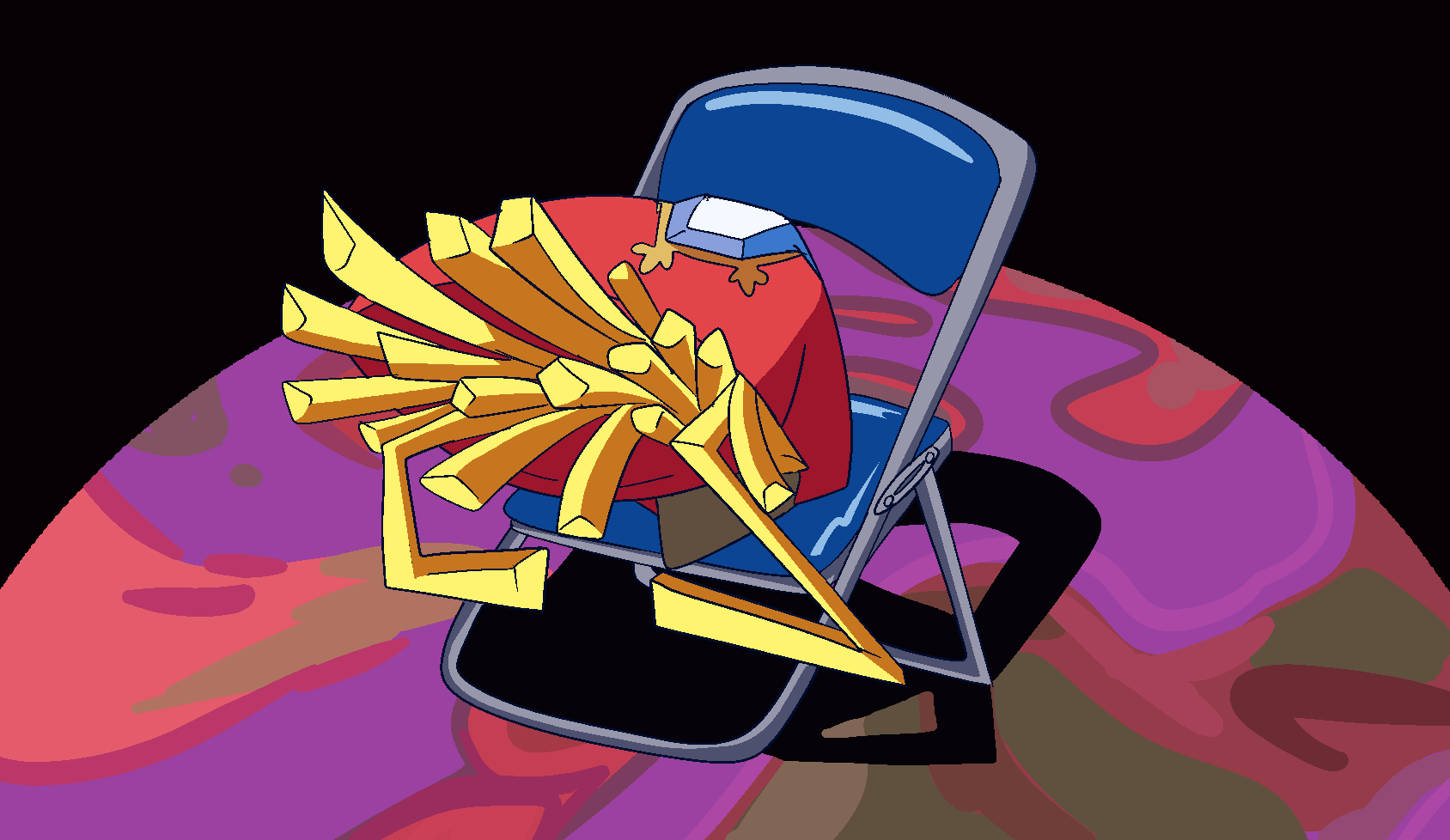 Neon Genesis Hunger Force (Frylock in a Chair)