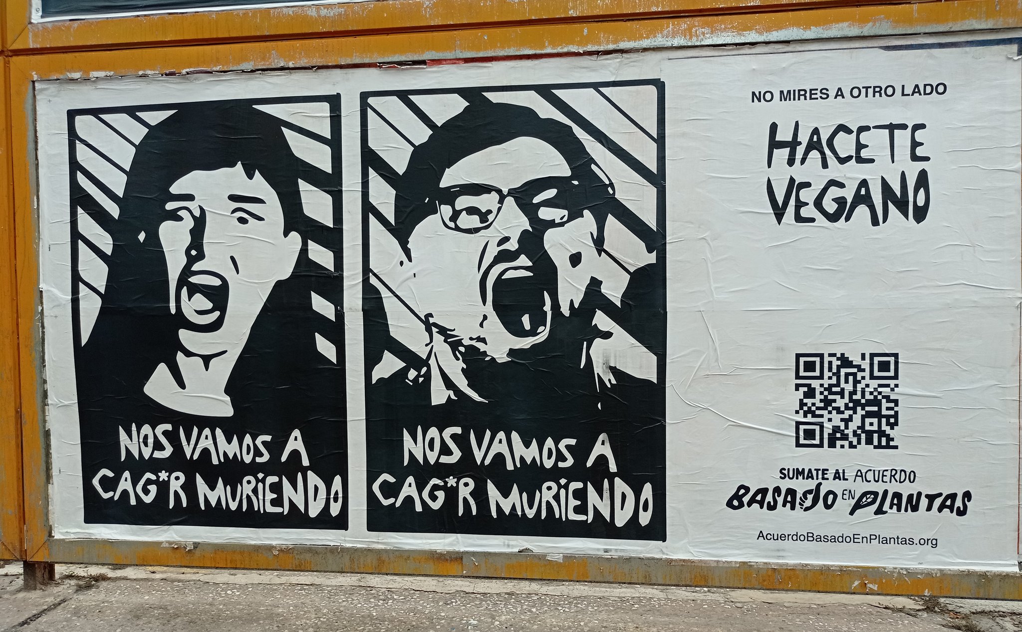 NO MIRES A OTRO LADO НАСЕТЕ VEGANO NOS VAMOS A NOS VAMOS A CAGʻR MURIENDO CAGʻR MURIENDO SUMATE AL ACUERDO BASAJOPLANTAS AcuerdoBasadoEnPlantas.org 16