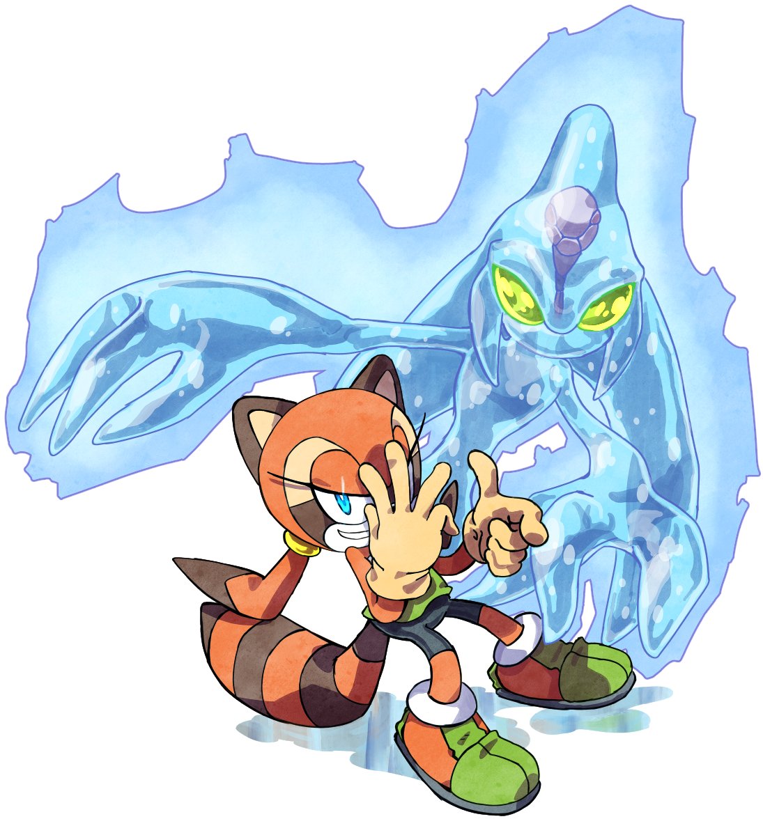 Marine And Chaos Sonic The Hedgehog Know Your Meme