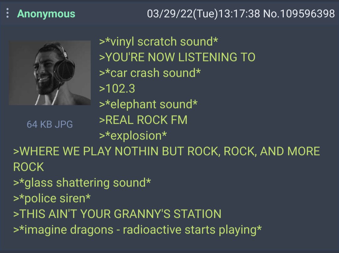 Anon Listens To The Radio r Greentext Greentext Stories Know