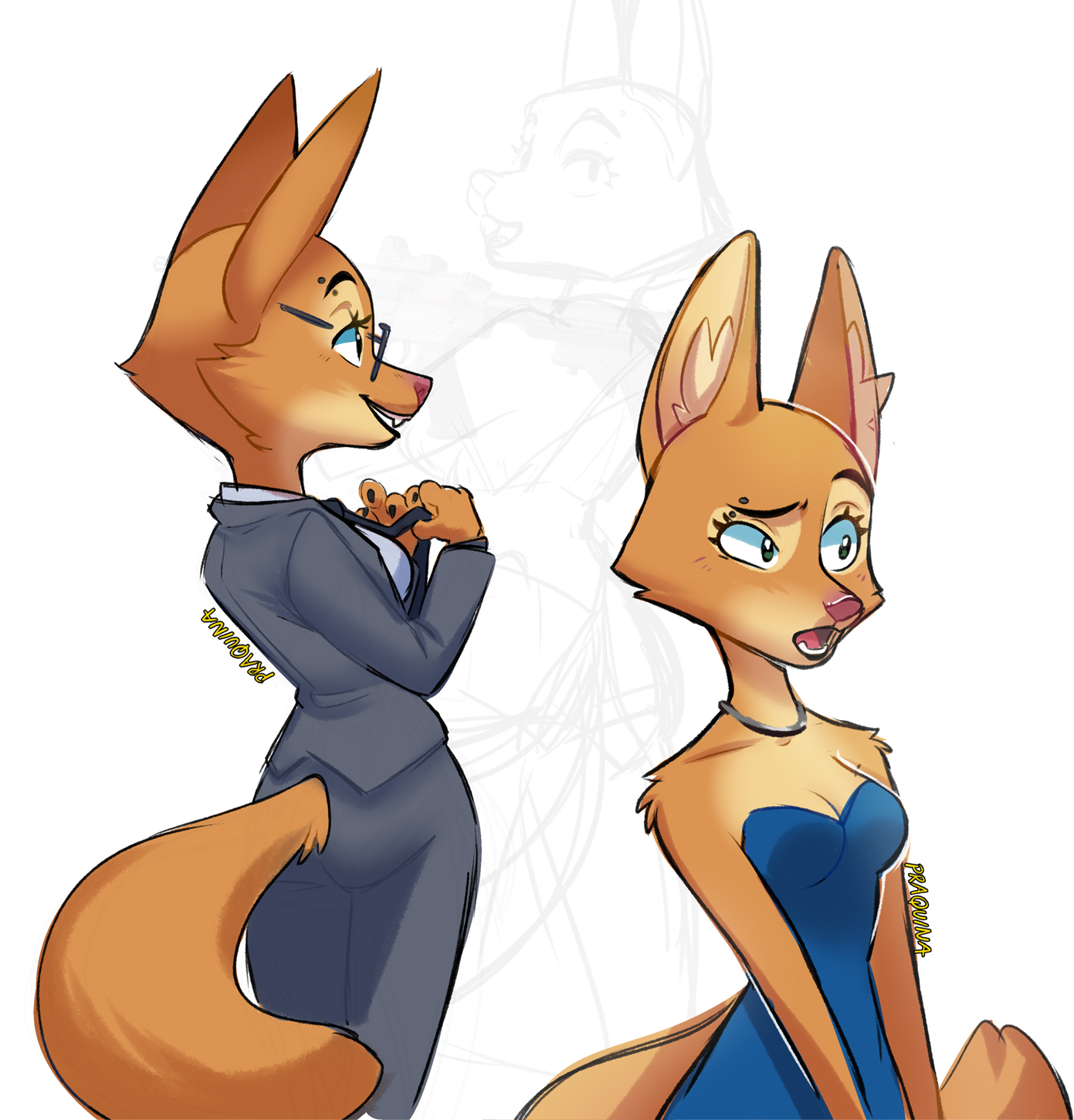 Diane foxington fanart