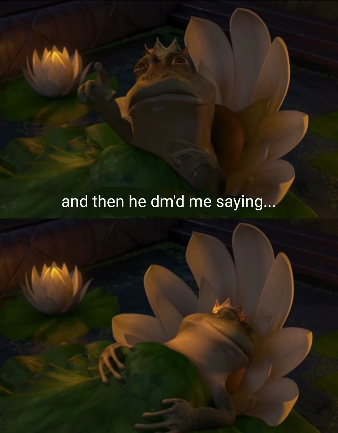 and then he dm'd me saying...
