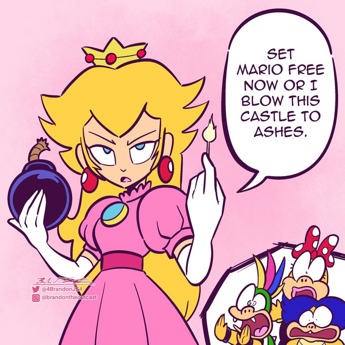 Super Mario Adventures comic Peach doesn't f--- around | Super Mario ...