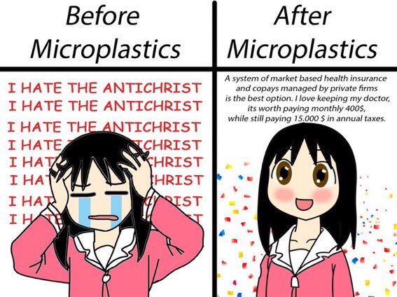 Before After Microplastics Microplastics A system of market based health insurance and copays managed by private firms is the best option. love keeping my doctor, its worth paying monthly 400$, while still paying 15.000 $ in annual taxes. I HATE THE ANTICHRIST I HATE THE ANTICHRIST I HATE THE ANTICHRIST I HATE I HATO I HA I HAT IHT CHRIST CHRIST HRIST IST