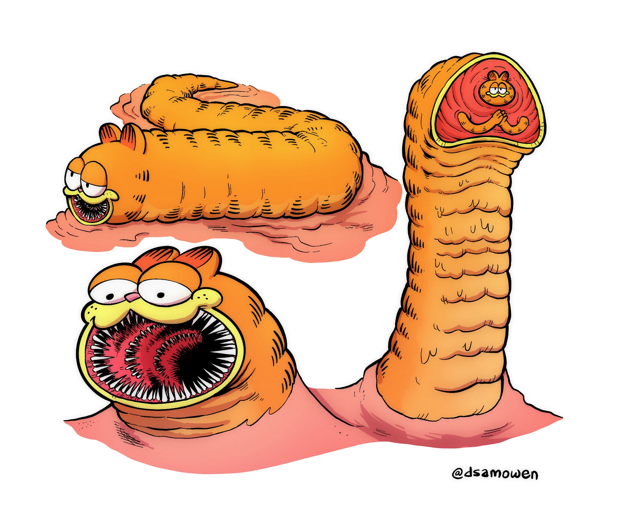 Garf-Hulud | Creepy Garfield / Gorefield | Know Your Meme