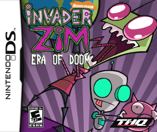 DS NINTENDO NICKELODEON ZiMz ERA OF DOOM EVERYONE 10+ 10 CONTENT RATED BY ESRB 6 THO