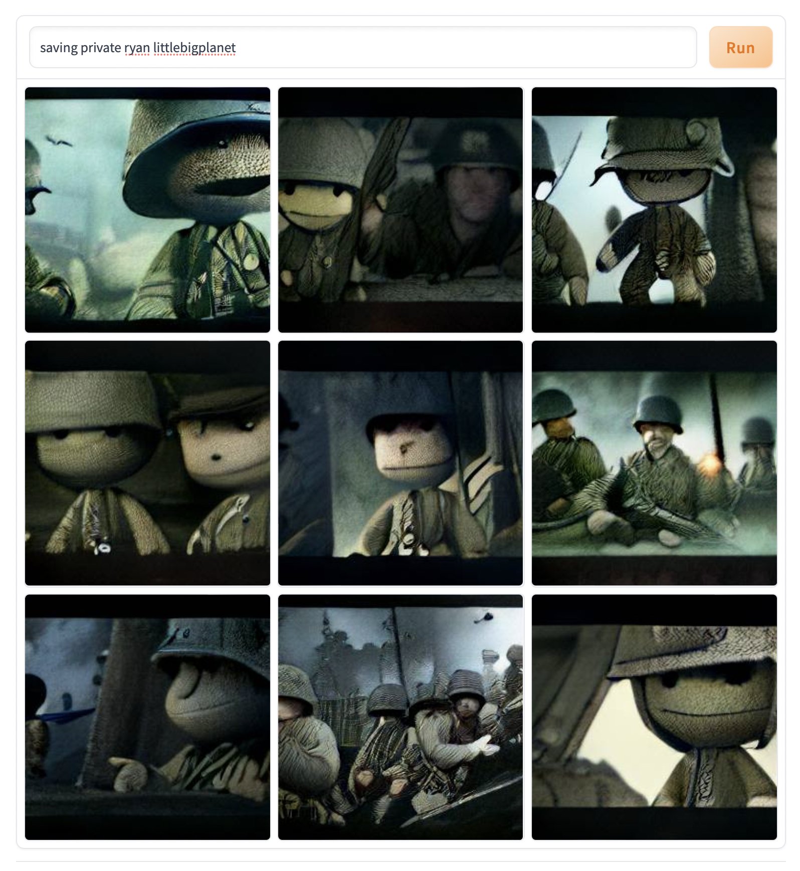 saving private ryan littlebigplanet AG 1/200 8 Run