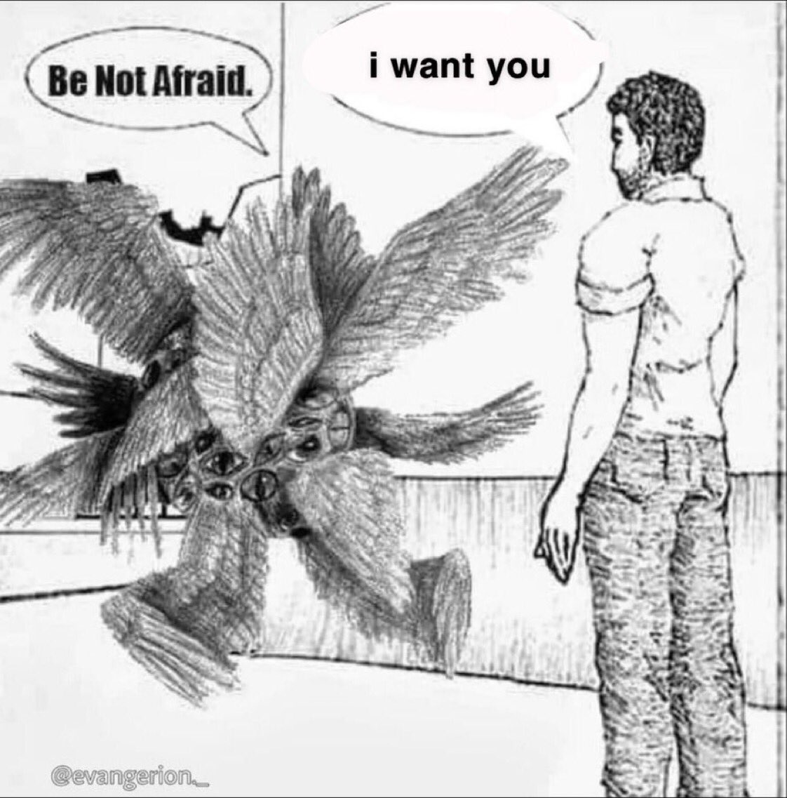 Be Not Afraid. @evangerion. i want you